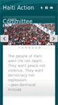 Mobile Screenshot of haitisolidarity.net